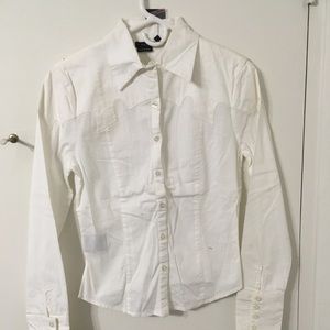 Parallel Western Shirt NWT white size 2
